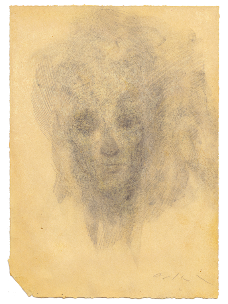 Original grafittegning / 12,5 x 17,5 cm