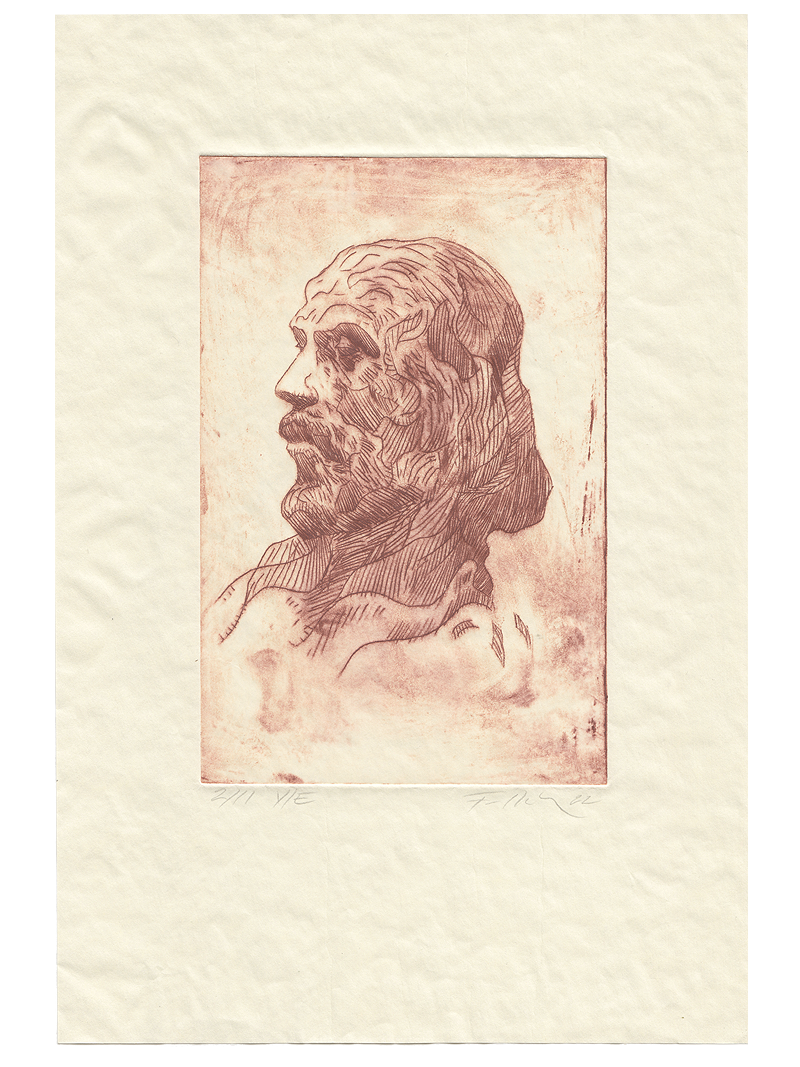 Koldnålsradering / 19,5 x 29,3 cm