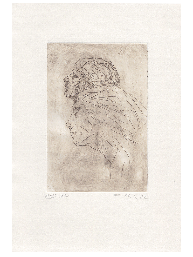 Koldnålsradering / 20 x 29,5 cm