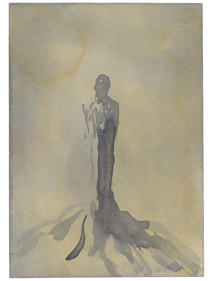 Original tuschtegning / 14,5 x 20,5 cm