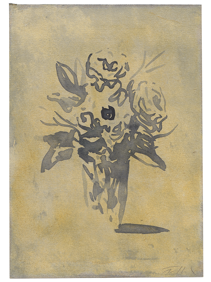 Original tuschtegning / 14,5 x 20,5 cm