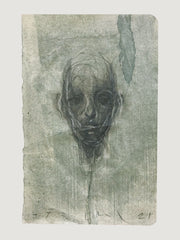 Original Mixed Media Drawing / 9 x 14 cm